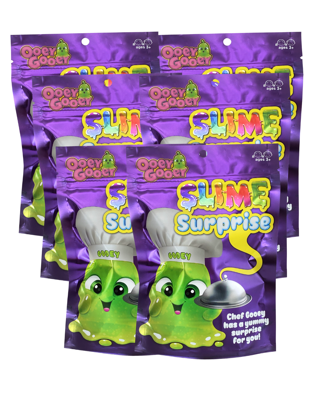 Ooey Gooey Slime Surprise 6 Bags set