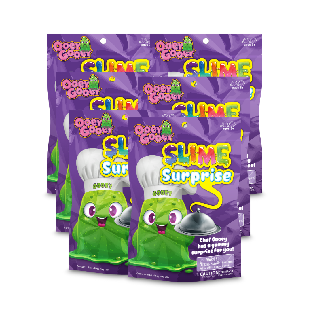Ooey Gooey Slime Surprise 6 Bags set