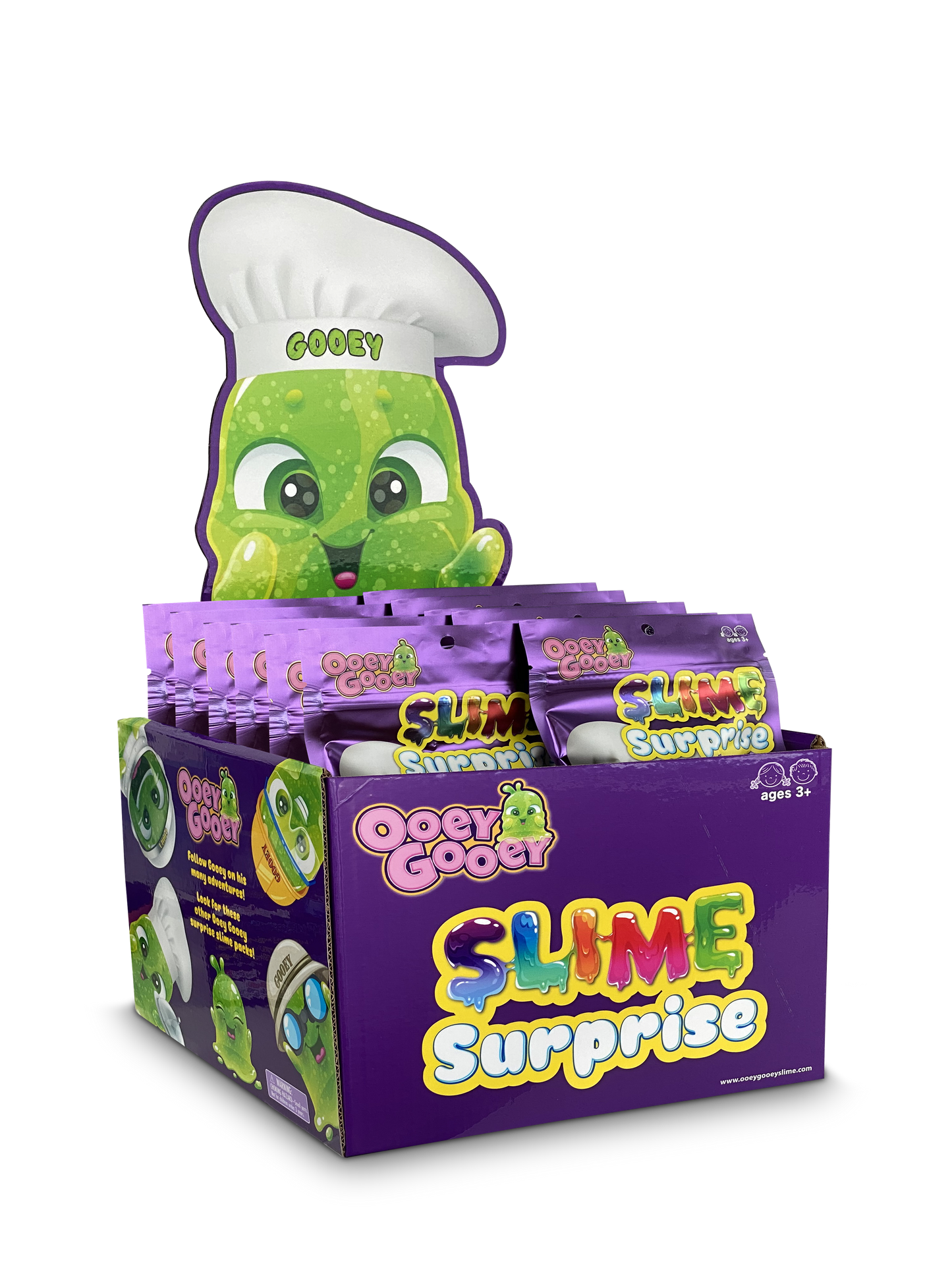 Ooey Gooey Slime Surprise Box, set of 12 bags