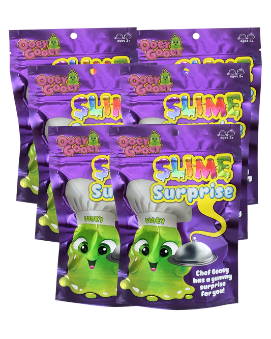 Ooey Gooey Slime Surprise 6 Bags set